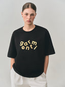 Letter Tee -  Black