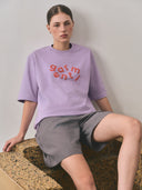 Letter Tee - Purple